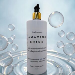 AMAZINE SHINE Lait Multi vitaminé au collagène Rajeunissant éclaircissant – Image 4