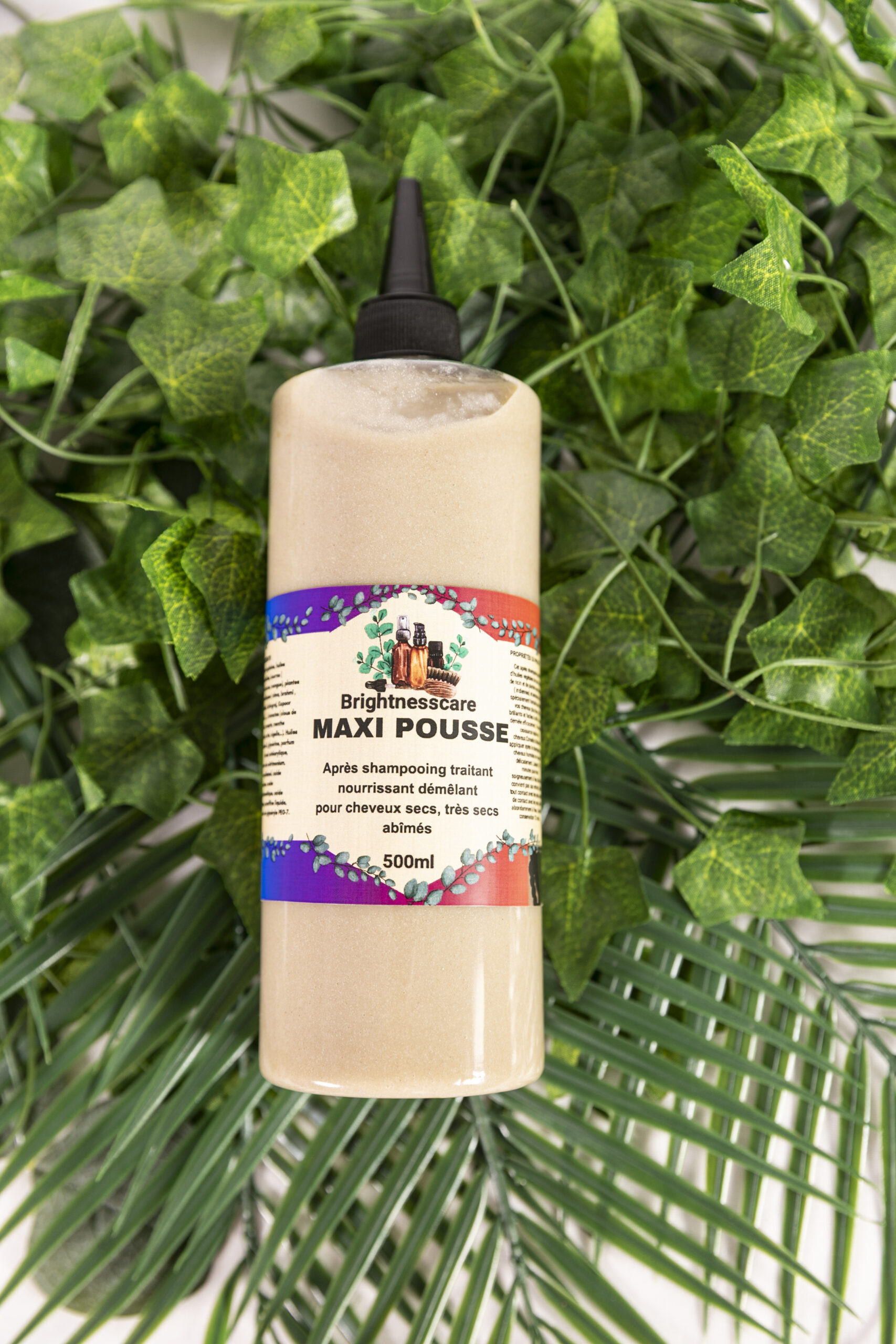Maxi pousse après shampooing traitant démêlant pour cheveux secs, très secs, abîmés