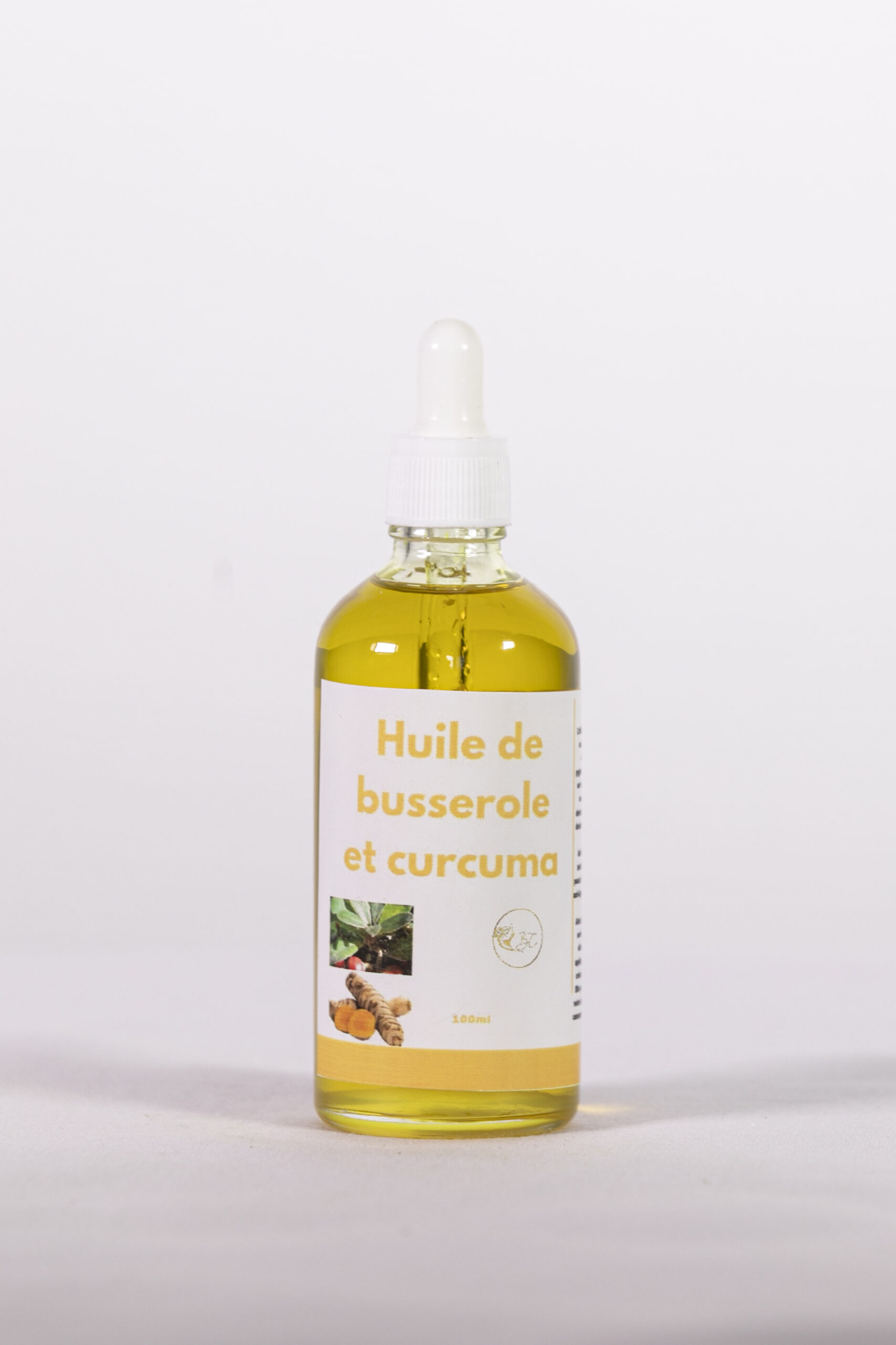Huile de busserole et curcuma