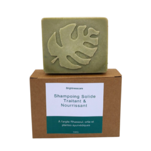 Shampooing Solide Traitant et Nourrissant – Rhassoul, Ortie et Plantes Ayurvédiques – Image 3